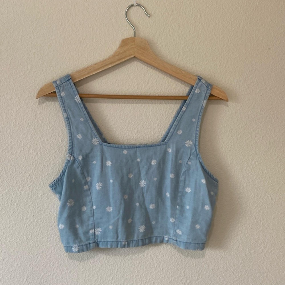 Altar'd State Denim Crop Top